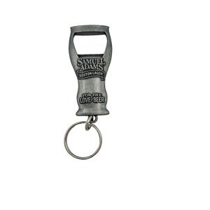 Samuel Adams Boston Lager Metal Keychain Bottle Opener "For the Love of‎ Beer"